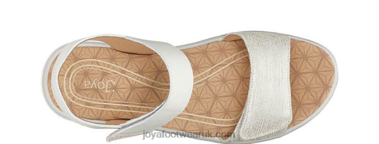 Women Flores Beige Metallic Joya 0D80D78