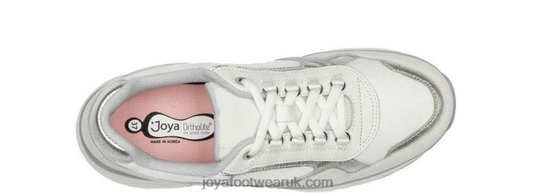 Women Tina II White/Silver Joya 0D80D36